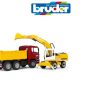 Toys Ken Black Toys | Bruder Man Tga Truck W/Excavator