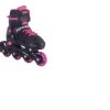 Outdoor Ken Black Toys | Adjustable Inline Skate Pink Black 5-7