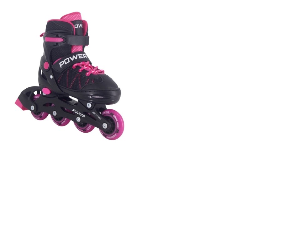 Outdoor Ken Black Toys | Adjustable Inline Skate Pink Black 5-7