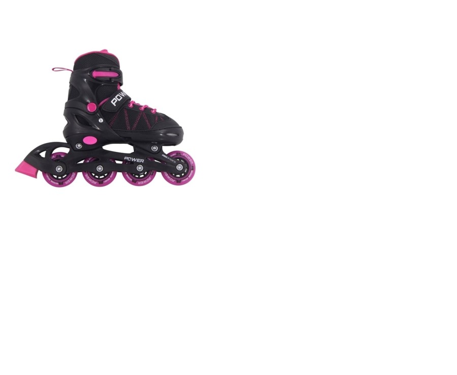 Outdoor Ken Black Toys | Adjustable Inline Skate Pink Black 5-7