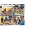 Learning & Education Ken Black Toys | Ravensburger Star Wars The Mandalorian 4X 100 Piece Jigsaw Puzzle Bumper Pack