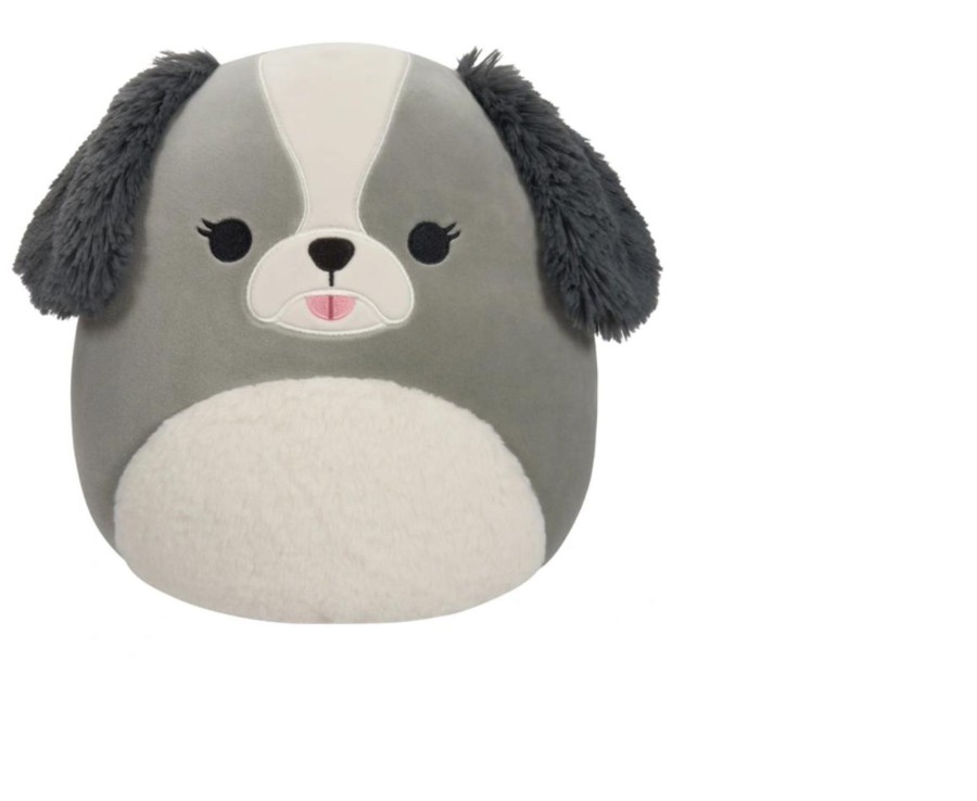 Toys Ken Black Toys | Original Squishmallows 30Cm Malu The Shih Tzu Soft Toy