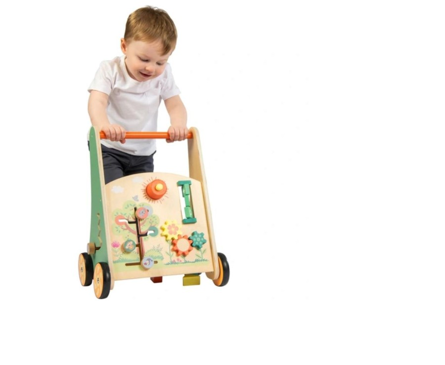 Baby Ken Black Toys | Squirrel Play Safari Wooden Activity Walker Set