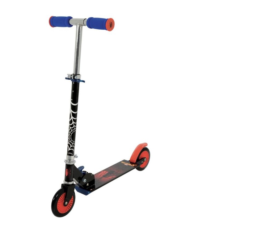 Outdoor Ken Black Toys | Spider-Man Folding Inline Scooter Black