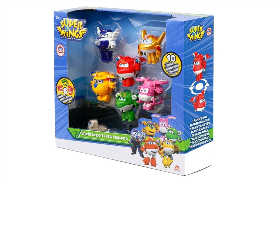 Toys Ken Black Toys | World Airport Crew Season 5 -Transform-A-Bots 10Pk