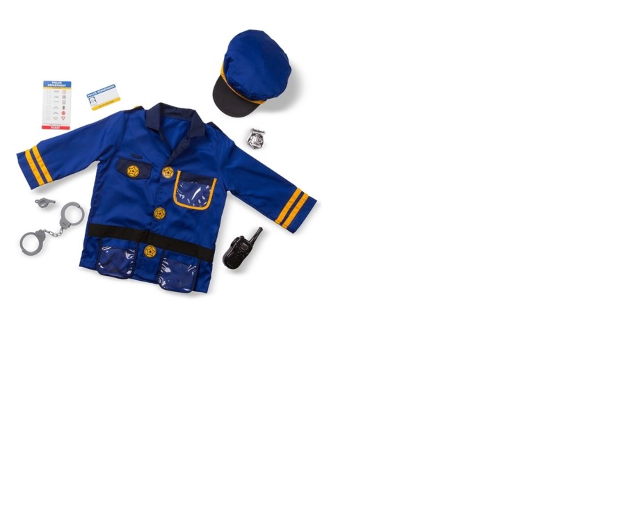 Learning & Education Ken Black Toys | Melissa & Doug Police Officer Dress Up