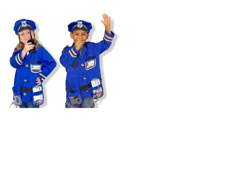 Learning & Education Ken Black Toys | Melissa & Doug Police Officer Dress Up