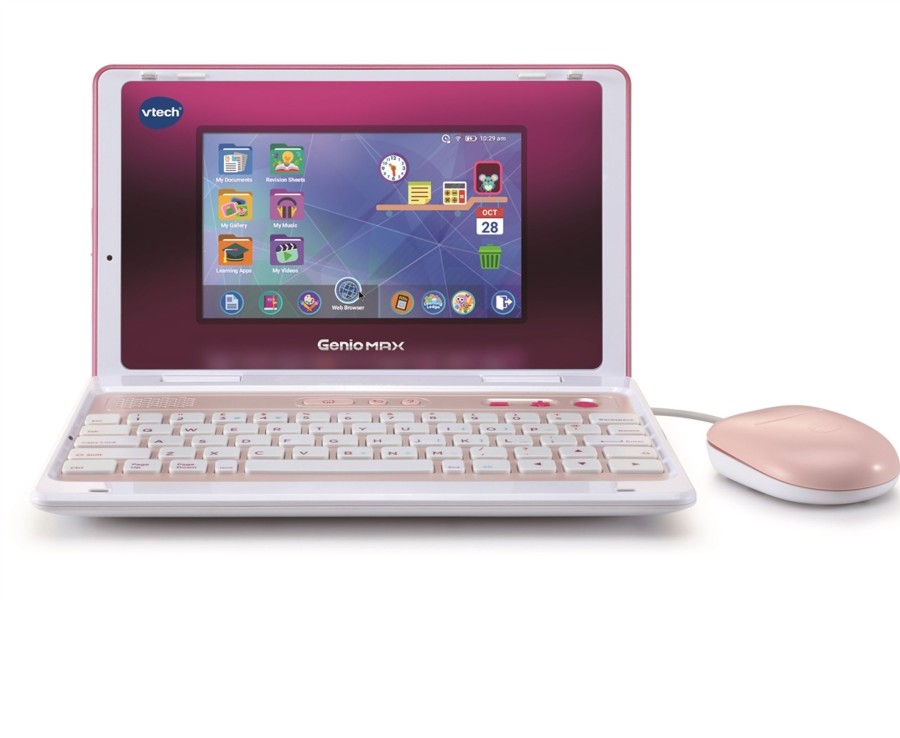 Toys Ken Black Toys | Genio My First Laptop Max Pink