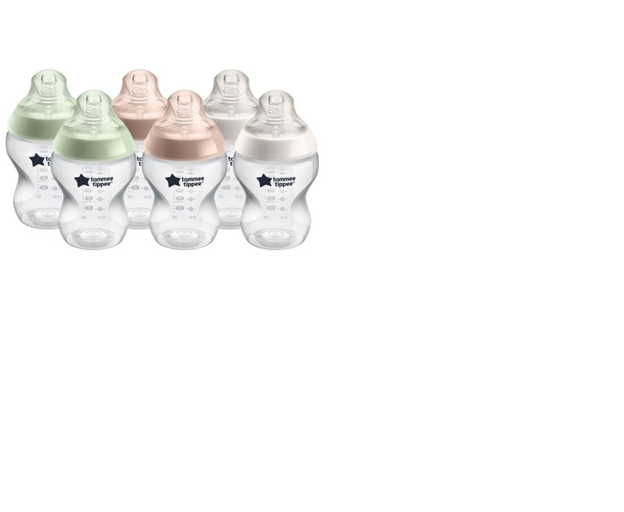 Baby Ken Black Toys | Tommee Tippee Closer To Nature 260Ml Baby Bottles 6-Pack