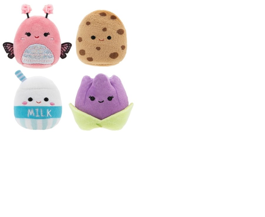 Toys Ken Black Toys | Squishville 5Cm Squishmallows 4 Pack - Perfect Pairs Squad Plush