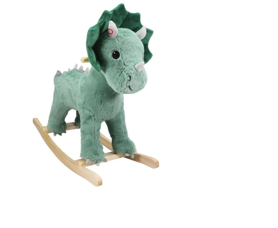 Toys Ken Black Toys | Leo The Wooden Rocking Dino With Sound