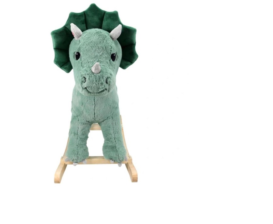 Toys Ken Black Toys | Leo The Wooden Rocking Dino With Sound