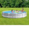 Outdoor Ken Black Toys | Intex 12Ft X 30Inch Round Metal Frame Prism Swimming Pool