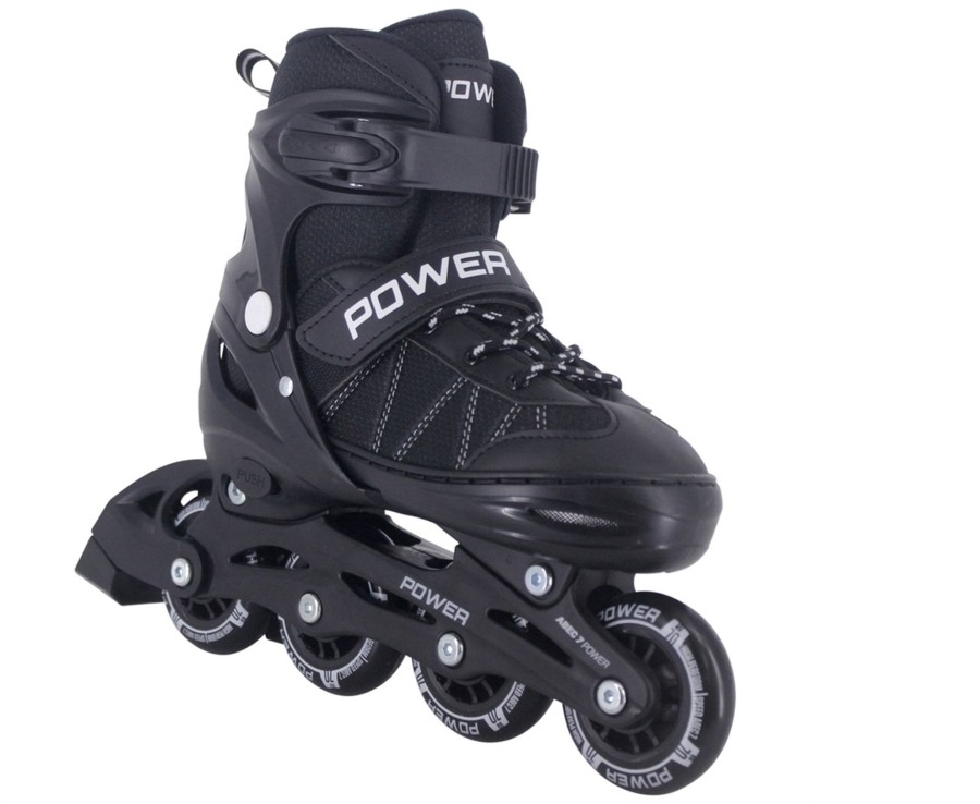 Outdoor Ken Black Toys | Adj Inline Skate Black 2 - 4