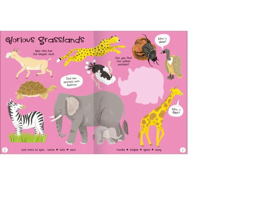 Learning & Education Ken Black Toys | Lots To Spot: Animals! Sticker Book