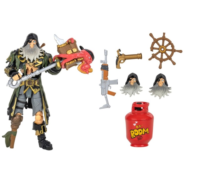 Toys Ken Black Toys | Fortnite 15Cm Solo Mode Blackheart Figure With Harvesting Tool And Accessories