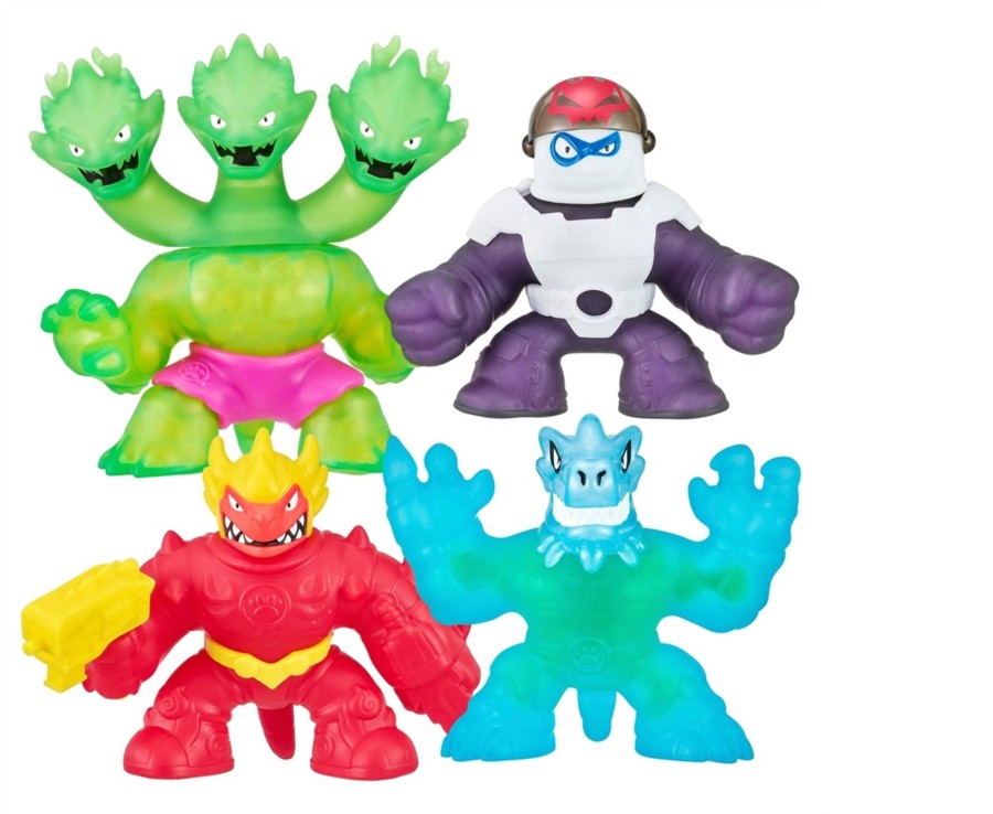 Toys Ken Black Toys | Heroes Of Goo Jit Zu All Stars 4 Pack - Blazagon, Pantaro, Tyro And Hydra