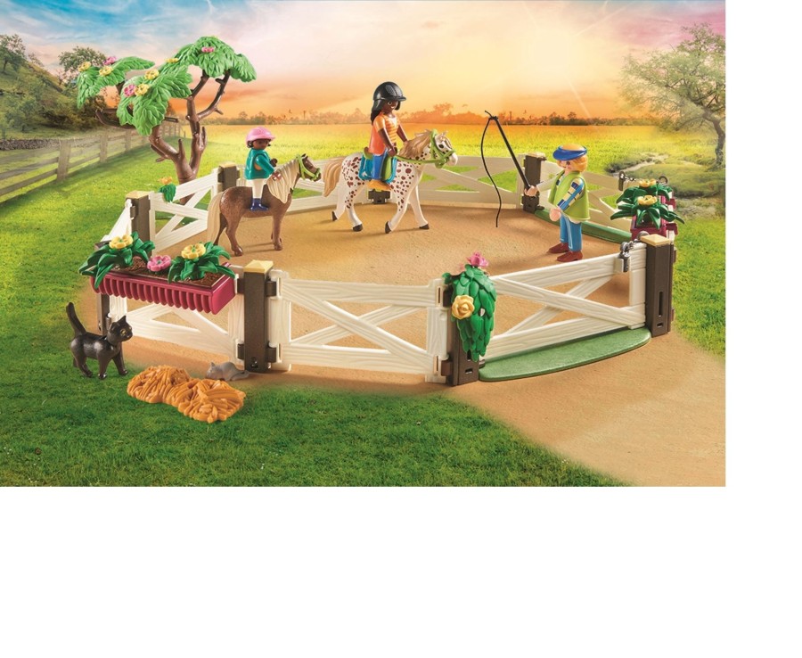 Toys Ken Black Toys | Playmobil 70995 Pony Farm Riding Lesson Promo Pack