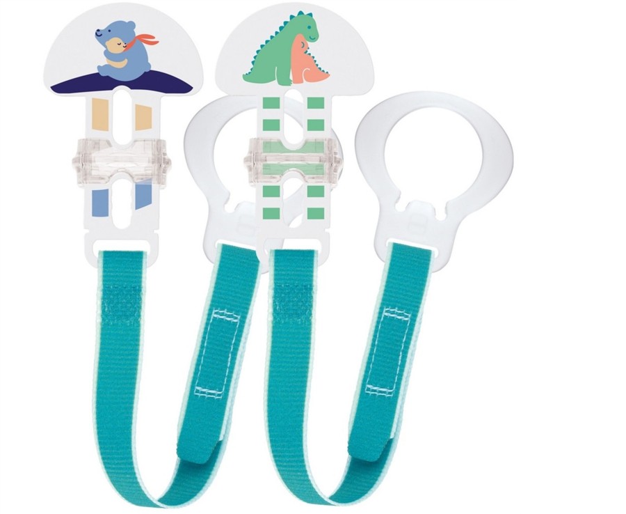 Baby Ken Black Toys | Mam Soother Clips Double Pack