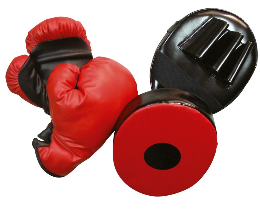 Outdoor Ken Black Toys | 8Oz Boxing Gloves And Punching Mitt