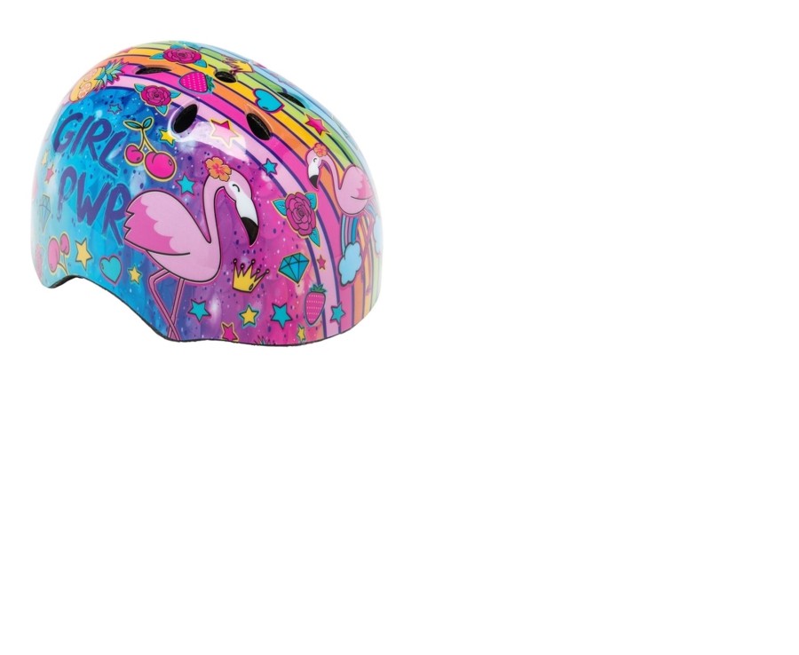 Outdoor Ken Black Toys | Xtrovert Brain Bucket Flamingo Helmet