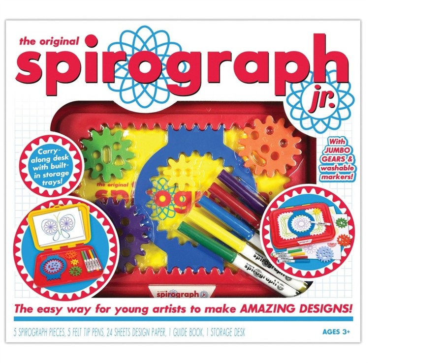 Learning & Education Ken Black Toys | Spirograph Junior Design Playset