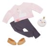 Toys Ken Black Toys | Our Generation Eliana 18-Inch Fashion Doll With Swan Plush Accessory