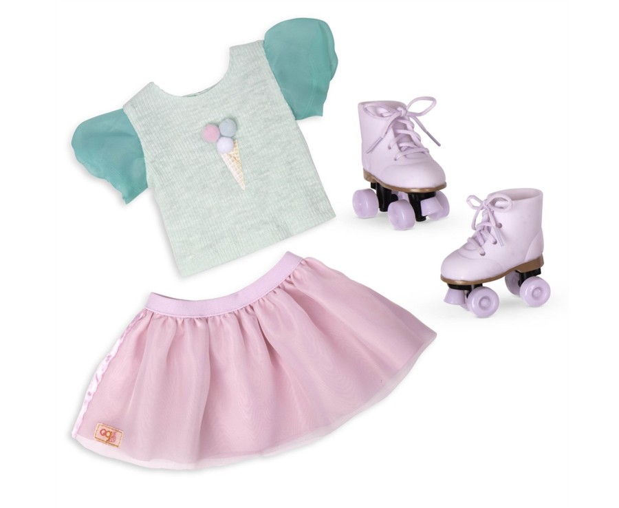 Toys Ken Black Toys | Our Generation Ice Cream Outfit With Skates