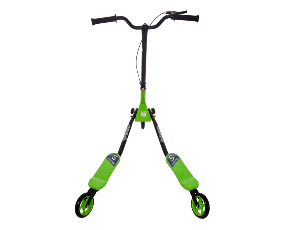 Outdoor Ken Black Toys | Sporter 2 Green & Black Scooter