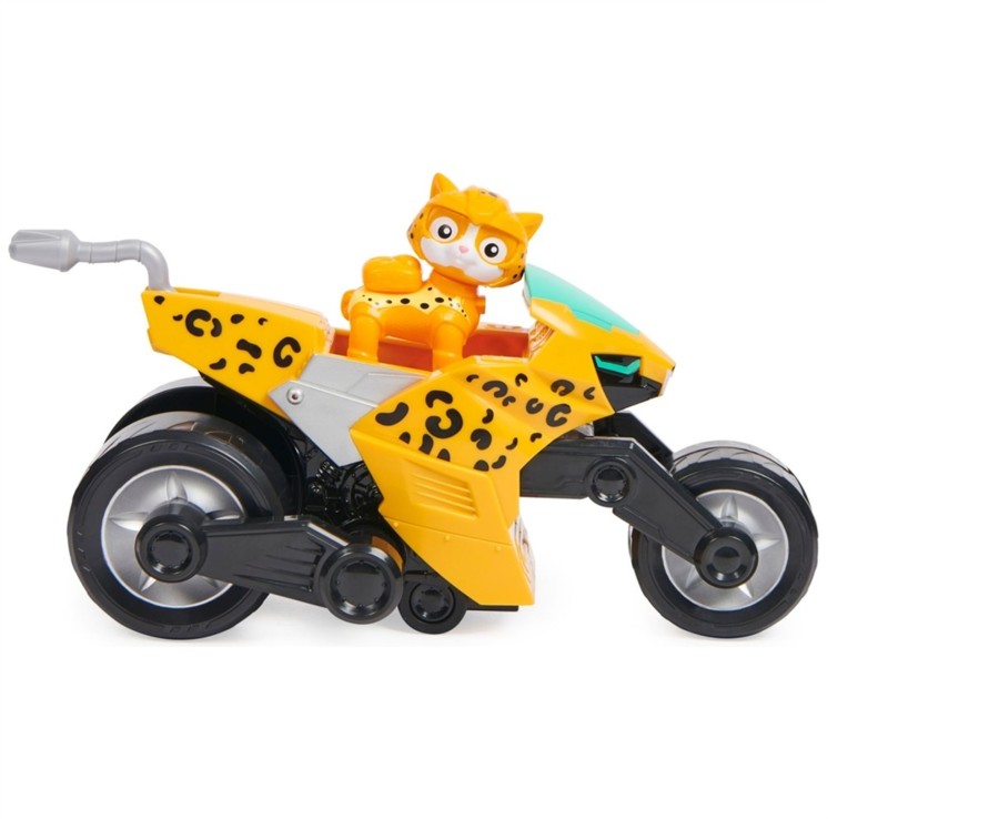 Toys Ken Black Toys | Paw Patrol, Cat Pack, Wild Cat'S Transforming Toy Motorcycle With Collectible Action Figure