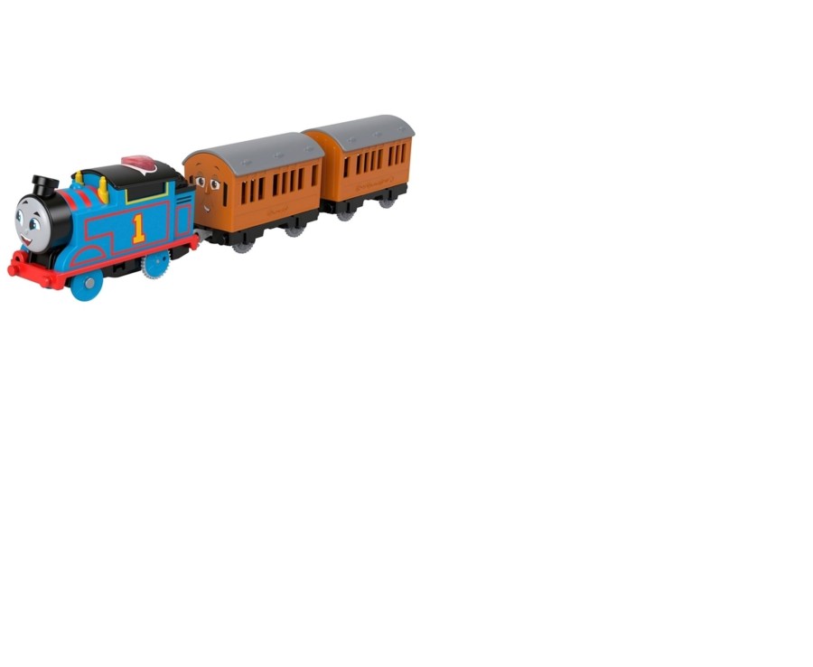 Toys Ken Black Toys | Thomas & Friends Talking Thomas Motorised Engine With Annie And Clarabel