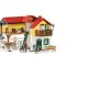 Toys Ken Black Toys | Schleich Large Farmhouse With Stable And Animals 4