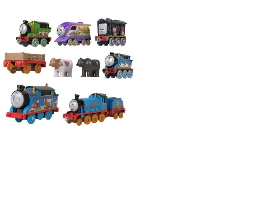 Toys Ken Black Toys | Thomas & Friends Around The Farm Engine Multipack