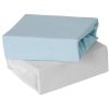 Baby Ken Black Toys | 2Pk Jersey Moses Fitted Sheet Blue