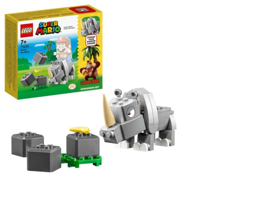 Toys Ken Black Toys | Lego® Super Mario Rambi The Rhino Expansion Set 71420 (106 Pieces)