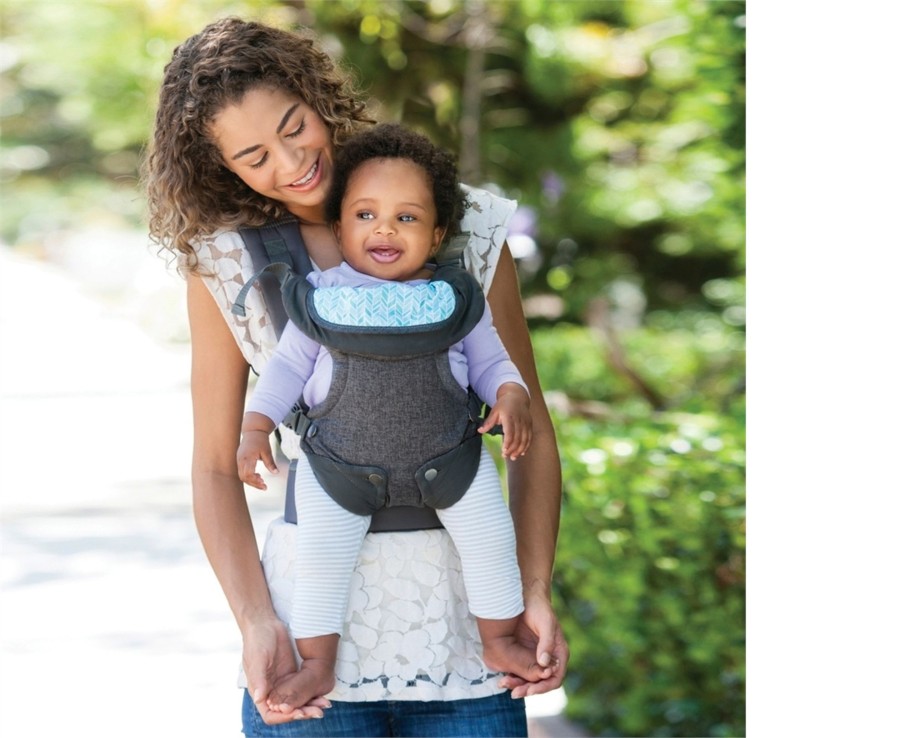 Baby Ken Black Toys | Infantino Flip Advanced 4-In-1 Grey Baby Carrier