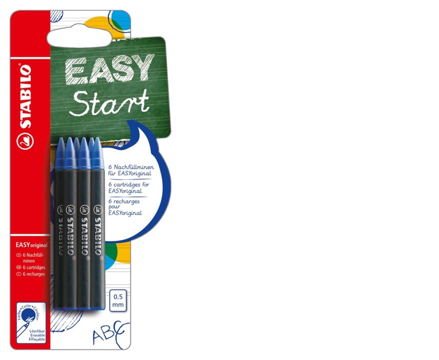 Learning & Education Ken Black Toys | Easy Original Refills 6Pc Blue