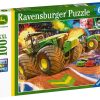 Learning & Education Ken Black Toys | Ravensburger John Deere Big Wheels Xxl 100 Piece Jigsaw Puzzle