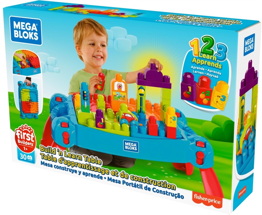 Toys Ken Black Toys | Mega Bloks Build'N Learn Table