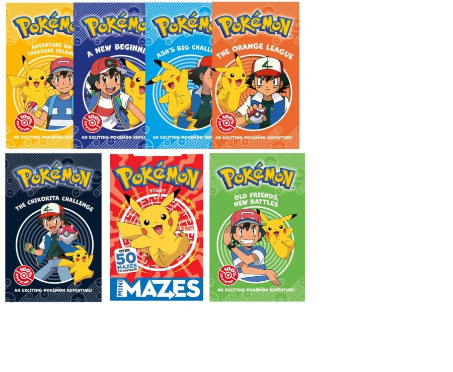 Learning & Education Ken Black Toys | Pokemon Super 15 Book Collection