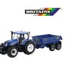 Toys Ken Black Toys | Britains 1:32 New Holland T6 Tractor With Dumper Trailer