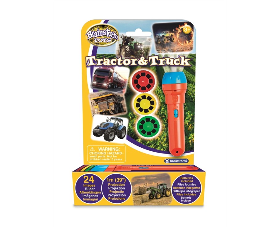 Learning & Education Ken Black Toys | Tractor & Truck Torch Projector