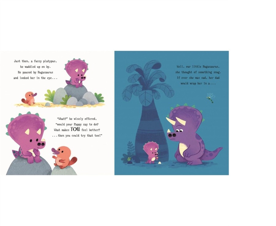 Learning & Education Ken Black Toys | The Hugasaurus Paperback Book By Rachel Bright