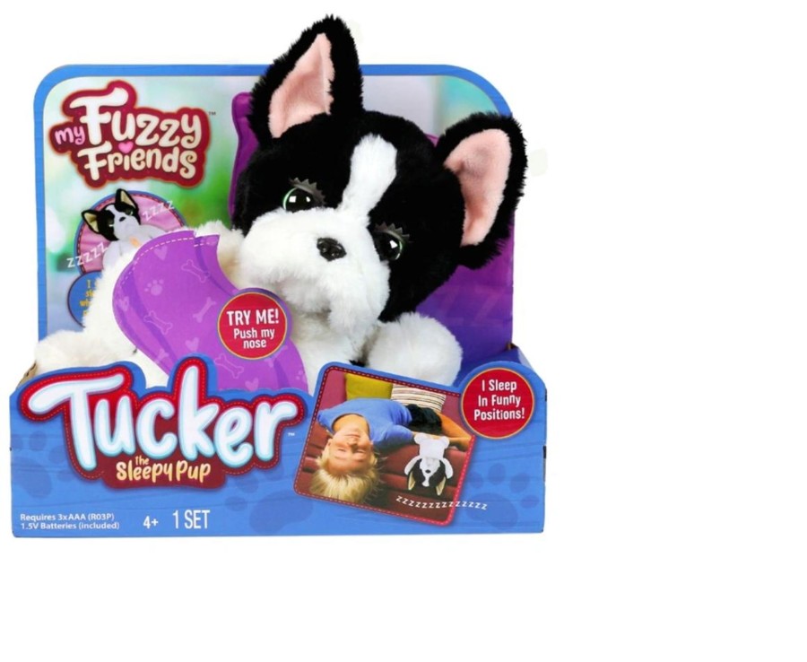 Toys Ken Black Toys | My Fuzzy Friends Tucker The Sleepy Pup Interactive Pet