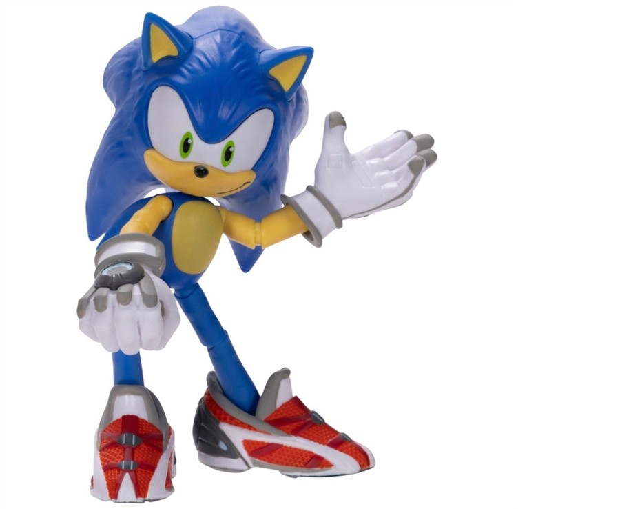 Toys Ken Black Toys | Sonic Prime 12.7 Cm Sonic Action Figure