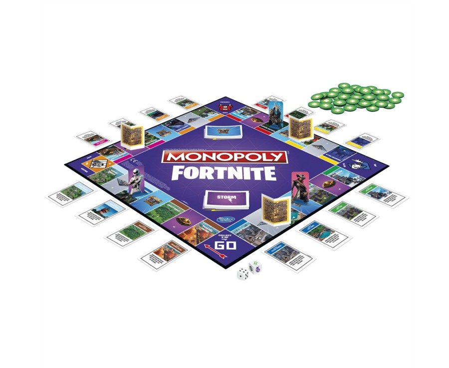 Learning & Education Ken Black Toys | Monopoly: Fortnite Edition Board Game Inspired By Fortnite Video Game