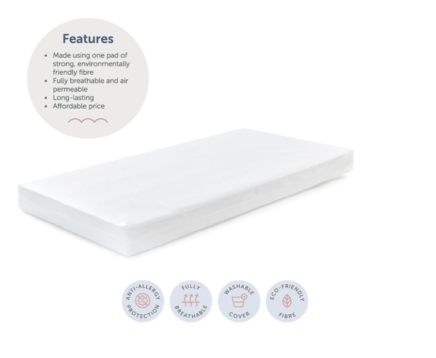 Baby Ken Black Toys | Baby Elegance Eco Fibre Cot Bed Mattress