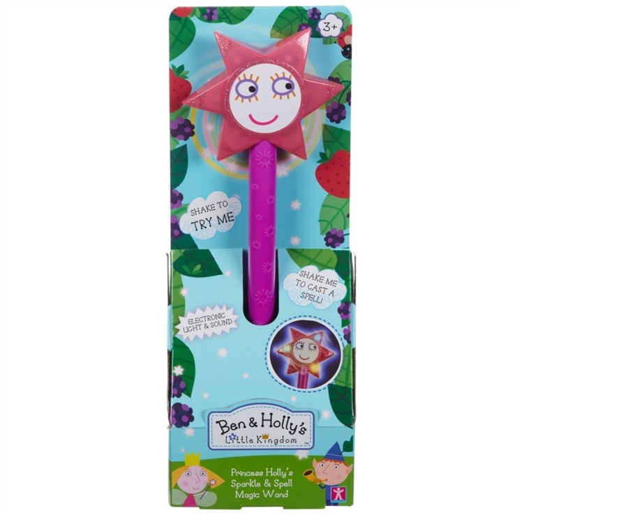 Toys Ken Black Toys | Ben & Holly Princess Holly'S Magical Wand With Sound & Speech