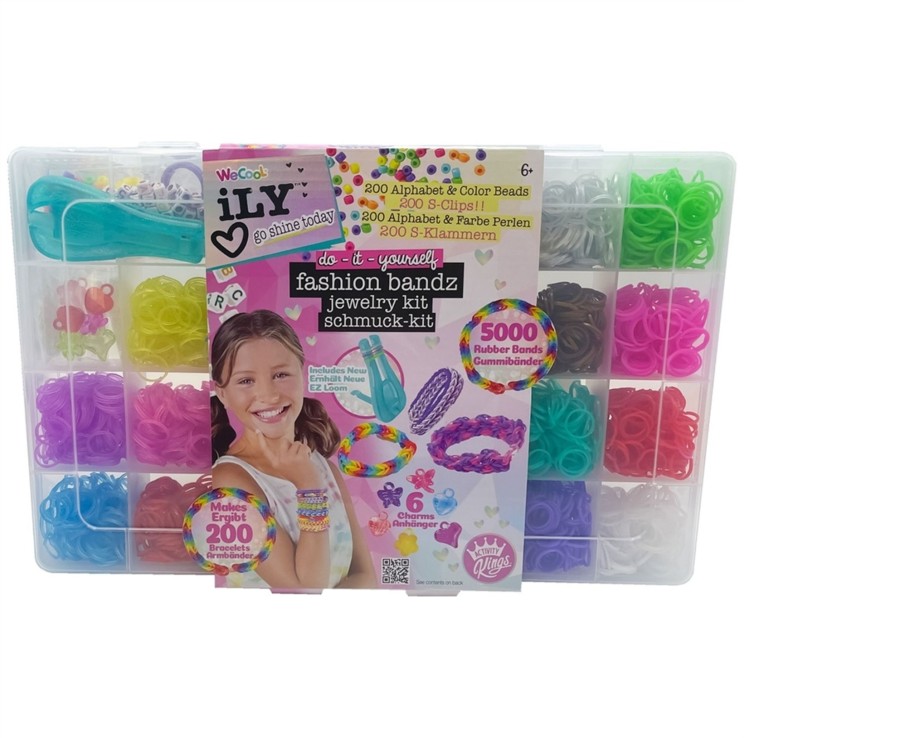 Learning & Education Ken Black Toys | Diy Rubber Fashion Bandz Jewelry Kit