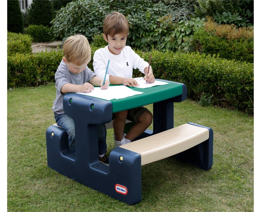 Outdoor Ken Black Toys | Little Tikes Jr. Picnic Table (Jungle)